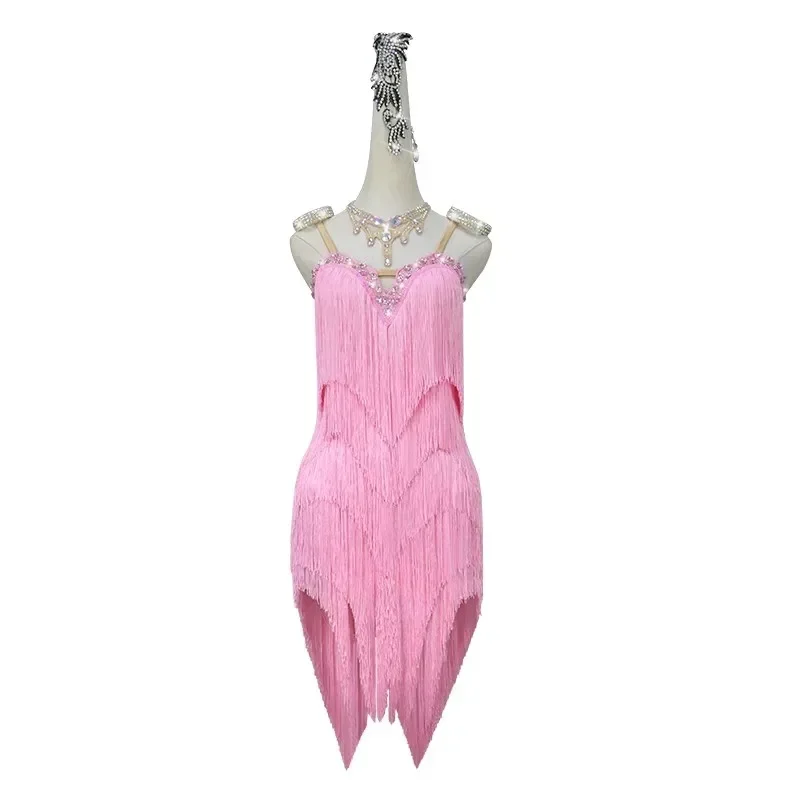 Latin Dance Competition Dress Ballroom Clothes Woman Practice Wear Line Suit Sport Costume Prom Female Bodycon Fringed Skirt
Latin Dance Competition Dress Ballroom Clothes Woman Practice Wear Line Suit Sport Costume Prom Female Bodycon Fringed Skirt