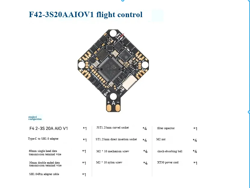 New-A47Q-For BETAFPV F4 2-3S 20A AIO FC V1 Module For Pavo Pico Brushless Whoop Quadcopter HX115 SE Toothpick Drones
New-A47Q-For BETAFPV F4 2-3S 20A AIO FC V1 Module For Pavo Pico Brushless Whoop Quadcopter HX115 SE Toothpick Drones