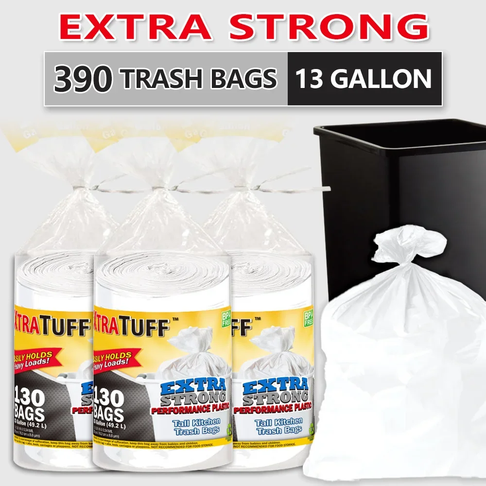 360 Bags 13 Gallon 2 Box Expandable Heavy-Duty Plastic Multipurpose Disposable Garbage Bags-Super Strong, Leak-Resistant, And Odor-Proof For Bedroom, Kitchen, Living Room, Outdoor, And Toilet Use Trash Bag - Convenient And Sanitary Waste Solution
360 Bags 13 Gallon 2 Box Expandable Heavy-Duty Plastic Multipurpose Disposable Garbage Bags-Super Strong, Leak-Resistant, And Odor-Proof For Bedroom, Kitchen, Living Room, Outdoor, And Toilet Use Trash Bag - Convenient And Sanitary Waste Solution