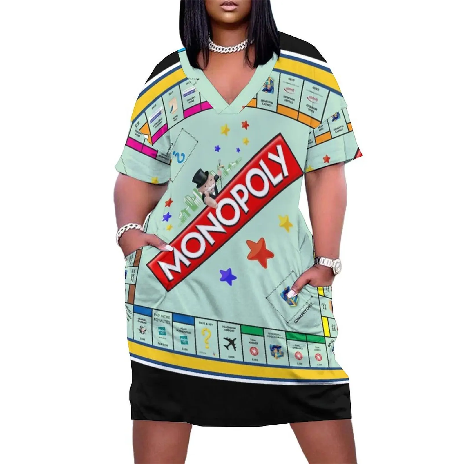 Monopoly Board Game Classic Loose Pocket Dress clothing women summer 2025 dress womans clothing
Monopoly Board Game Classic Loose Pocket Dress clothing women summer 2025 dress womans clothing