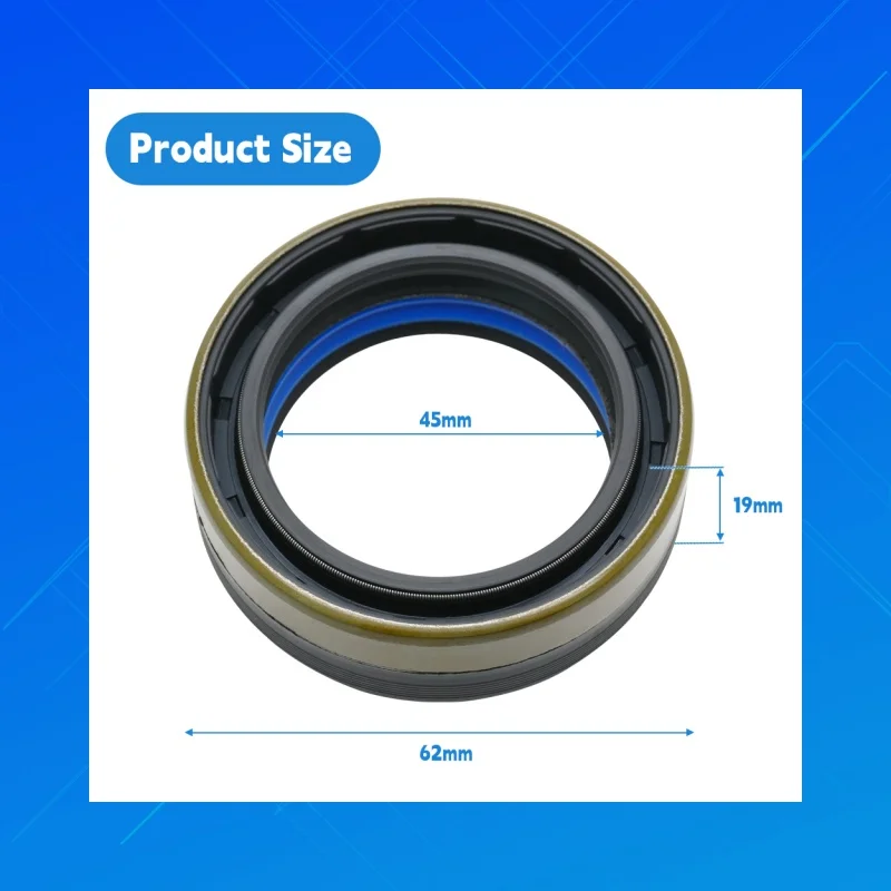 DMHUI high-quality agricultural machinery oil seals, Size 45x62x19 mm, in COMBI SF20 style, applicable to agricultural machinery
DMHUI high-quality agricultural machinery oil seals, Size 45x62x19 mm, in COMBI SF20 style, applicable to agricultural machinery