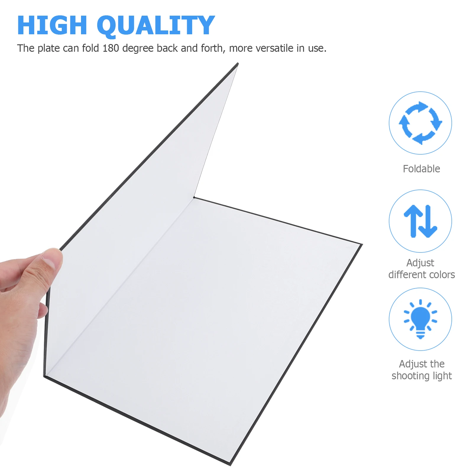 A4 Photography Reflector Cardboard Foldable Light Diffuser for Still Life Jewelry Cosmetics White Silver Black Side
A4 Photography Reflector Cardboard Foldable Light Diffuser for Still Life Jewelry Cosmetics White Silver Black Side
