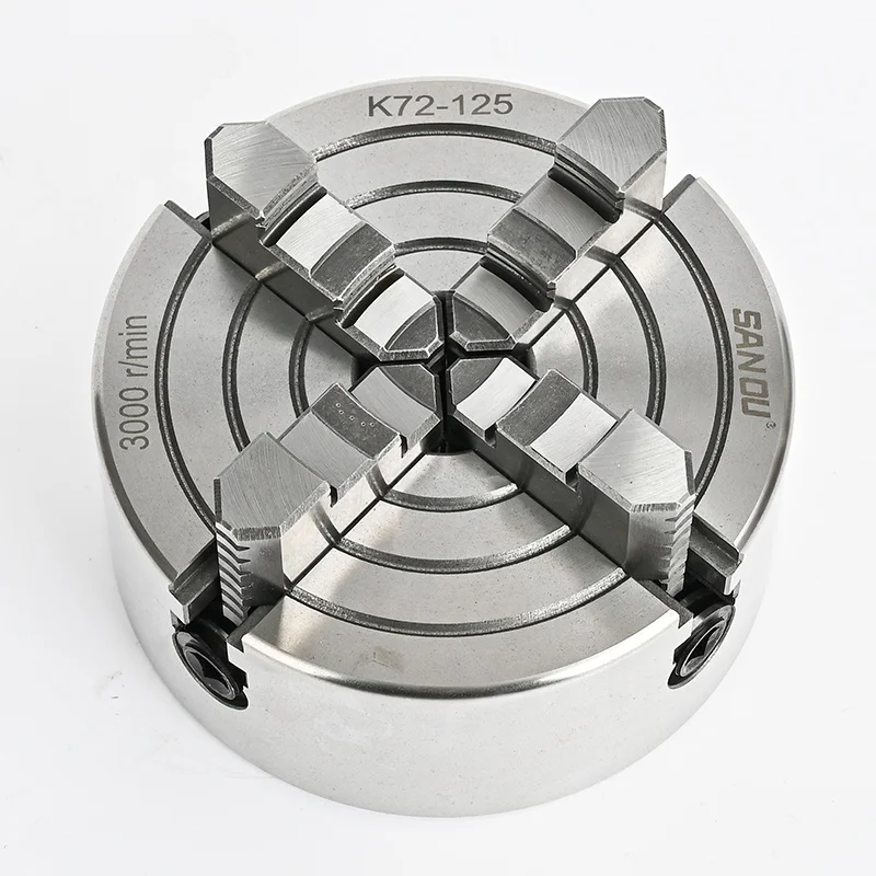 4 Jaw Chuck 125mm SANOU Metal Lathe Chuck K72-125 Independent Type Scroll Chuck for Mini Lathe WM210V
4 Jaw Chuck 125mm SANOU Metal Lathe Chuck K72-125 Independent Type Scroll Chuck for Mini Lathe WM210V