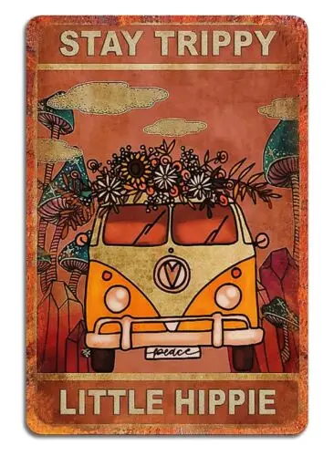 Fmcmly Stay Trippy Little Hippie винтажные металлические жестяные плакаты в стиле бохо 8x12 дюймов
Fmcmly Stay Trippy Little Hippie винтажные металлические жестяные плакаты в стиле бохо 8x12 дюймов