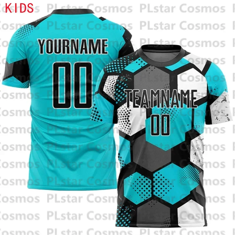 Custom Aqua Black-White Sublimation Soccer Uniform Jersey 3D Printed Kids Football Jersey Boys Tops Girl Tees
Custom Aqua Black-White Sublimation Soccer Uniform Jersey 3D Printed Kids Football Jersey Boys Tops Girl Tees