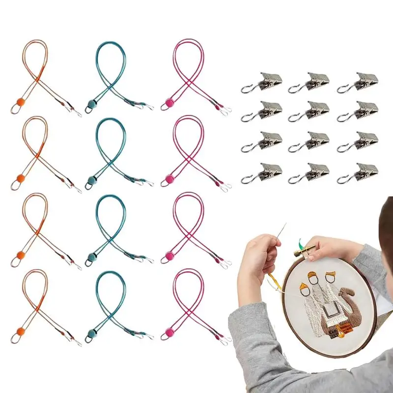 Embroidery Side Clips High Elasticity Fabric Tension Embroidery Clamp Heavy Duty Canvas Sewing Clips for Travel Apartment School
Embroidery Side Clips High Elasticity Fabric Tension Embroidery Clamp Heavy Duty Canvas Sewing Clips for Travel Apartment School