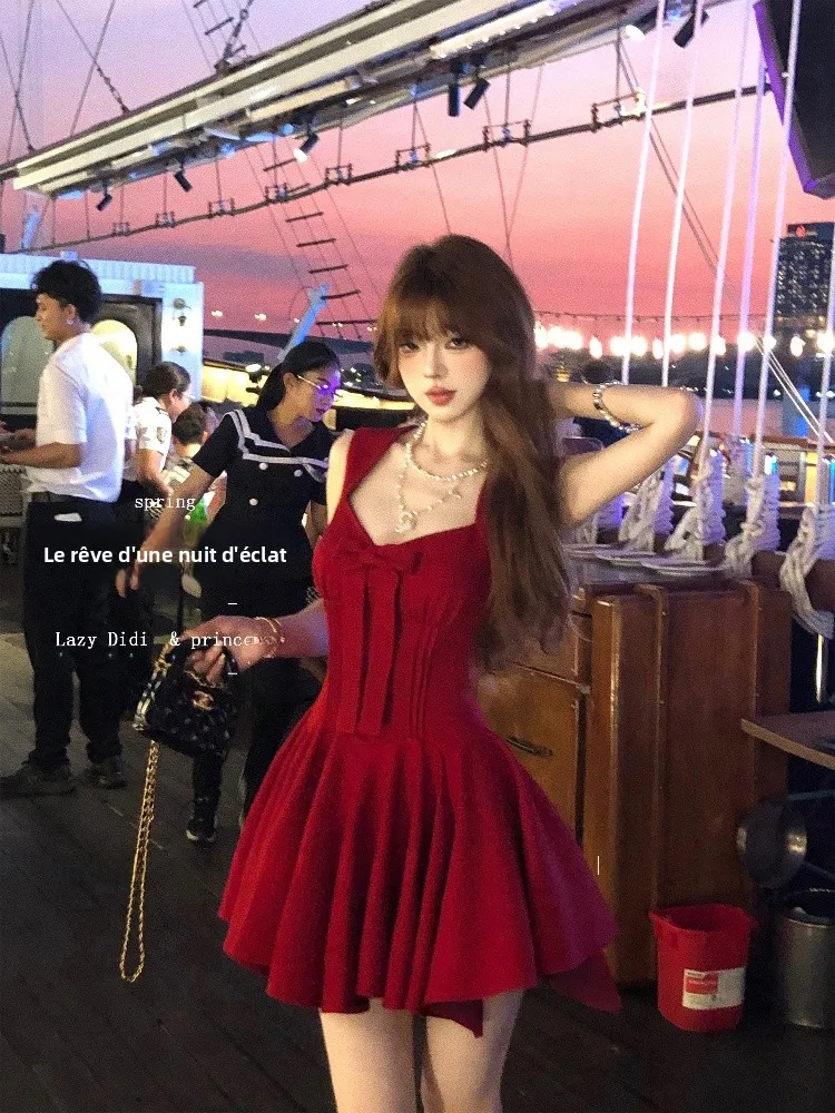 Princ Sle Svel Dr with Sa And Knot Ele Miss Rich Feel A-Line Silhouette Summer Sexy Polyester F...
Princ Sle Svel Dr with Sa And Knot Ele Miss Rich Feel A-Line Silhouette Summer Sexy Polyester F...