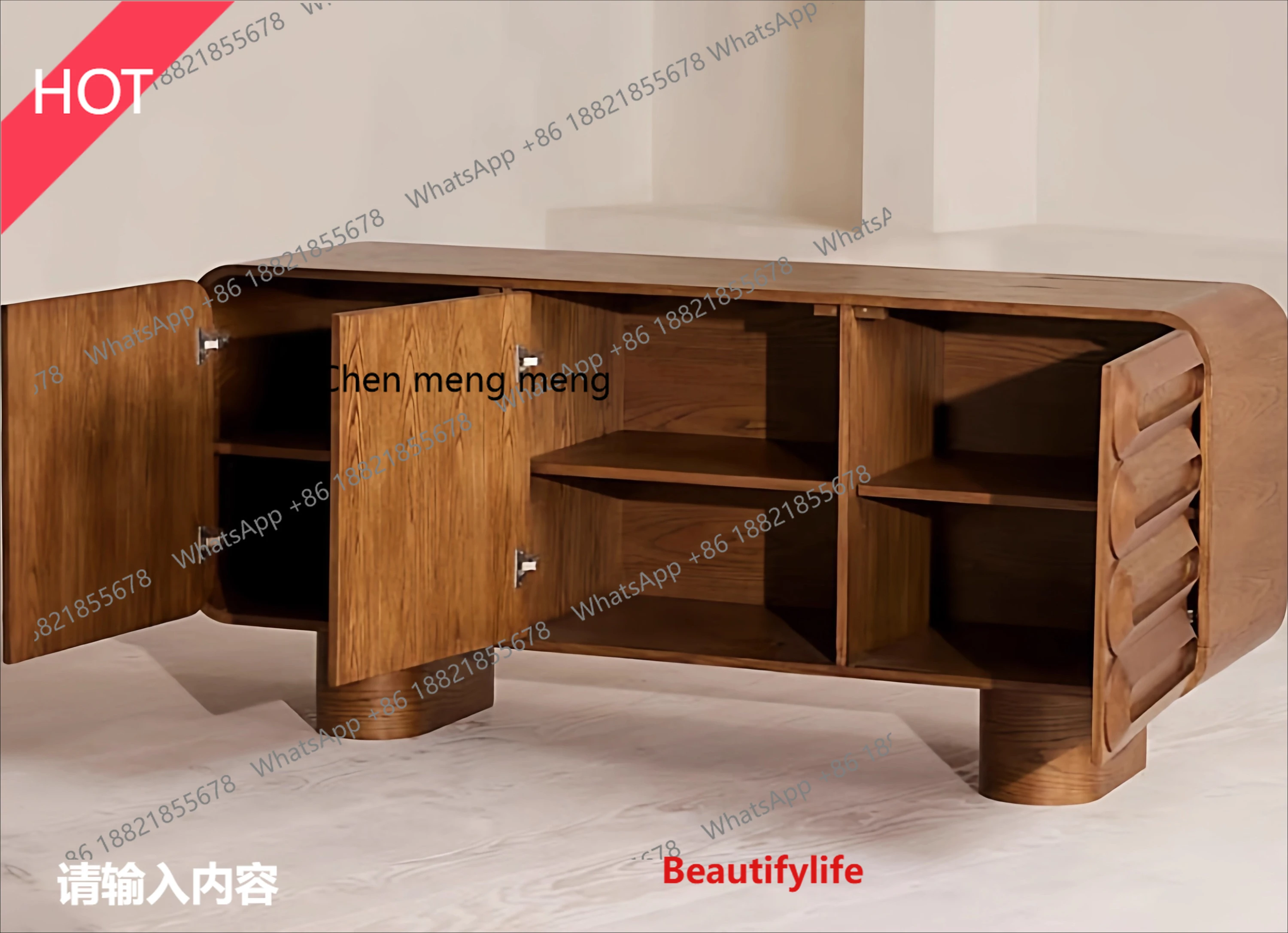 02A Medieval style, solid wood dining side cabinet, living room storage against the wall, retro style porch side cabinet
02A Medieval style, solid wood dining side cabinet, living room storage against the wall, retro style porch side cabinet