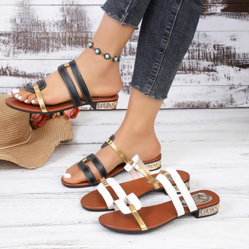 Creative Anti Slip Slippers 2026 Summer New Low Heel Outer Wear Slides Women Hollow Beach Home Casual Comfortable Shoes
Creative Anti Slip Slippers 2026 Summer New Low Heel Outer Wear Slides Women Hollow Beach Home Casual Comfortable Shoes