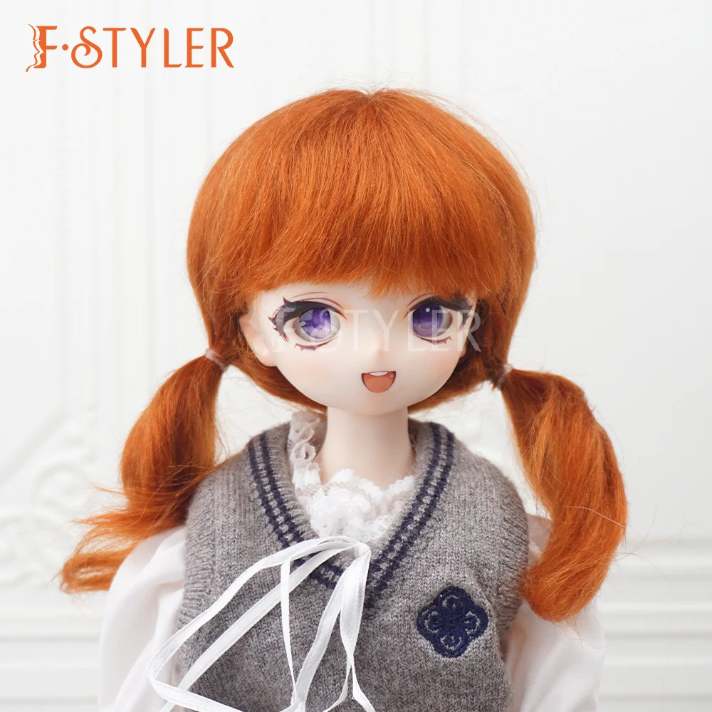 Парик FStyler для куклы, маленький двойной хвост, стильная кукла BJD, мягкие мохеровые волосы различных цветов, аксессуары для волос на заказ 1/3 1/4
Парик FStyler для куклы, маленький двойной хвост, стильная кукла BJD, мягкие мохеровые волосы различных цветов, аксессуары для волос на заказ 1/3 1/4