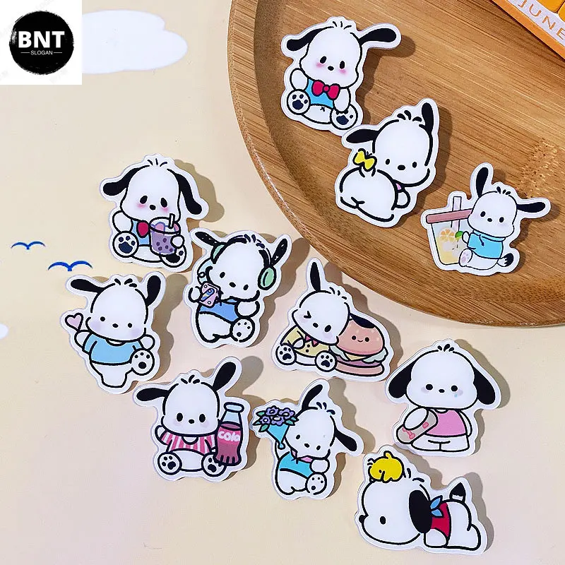 Sanrio Pochacco Cartoon Brooch Anime Figure Cute Merchandise Decoration Lapel Pins Backpacks Clothing Decoration Christmas Gifts
Sanrio Pochacco Cartoon Brooch Anime Figure Cute Merchandise Decoration Lapel Pins Backpacks Clothing Decoration Christmas Gifts