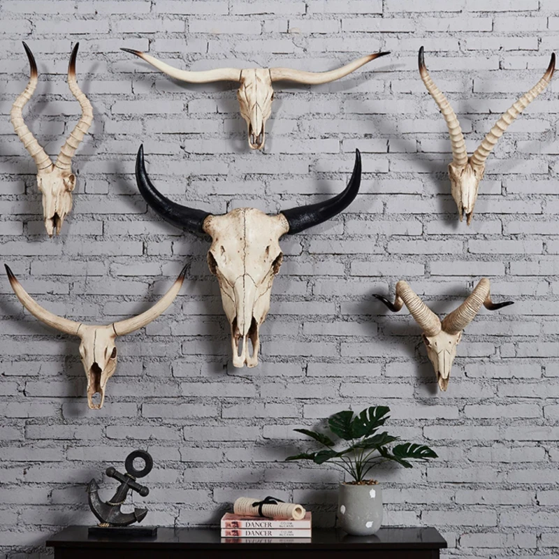 Personality Cow Skull Sheep Skull Wall Decor Handmade Night Bar Decor Wall Sculpture for Home Bar Restaurant Arts and Crafts
Personality Cow Skull Sheep Skull Wall Decor Handmade Night Bar Decor Wall Sculpture for Home Bar Restaurant Arts and Crafts