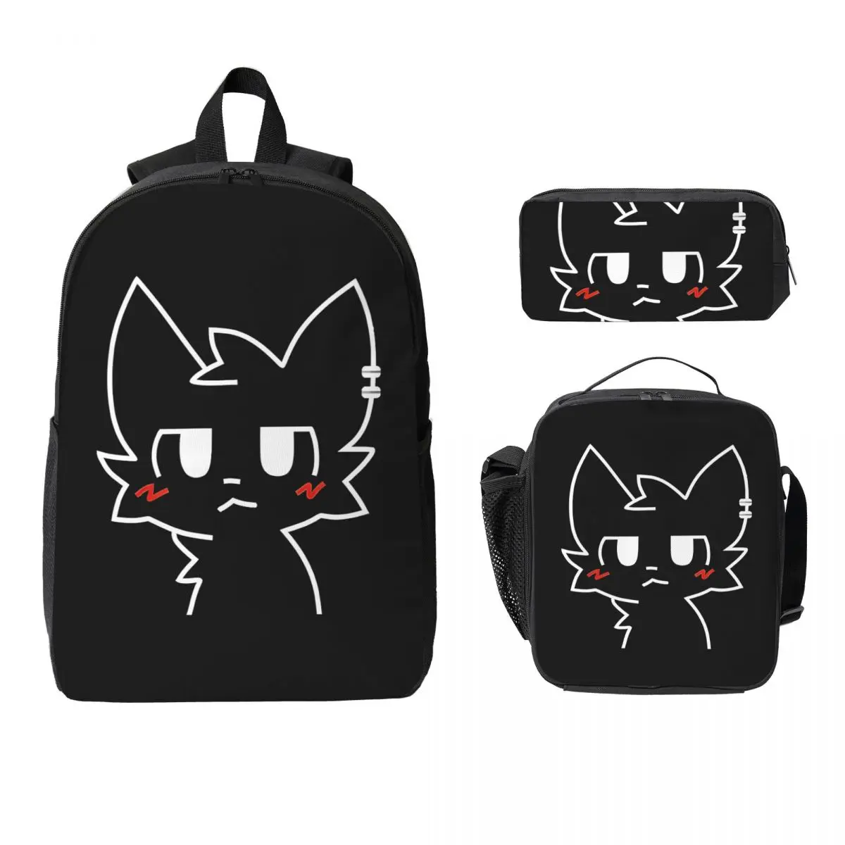 Boykisser Cat Kids Backpack Lunch Box Pencil Boxes for Boys Girls Backpacks School bag Bookbag Set
Boykisser Cat Kids Backpack Lunch Box Pencil Boxes for Boys Girls Backpacks School bag Bookbag Set