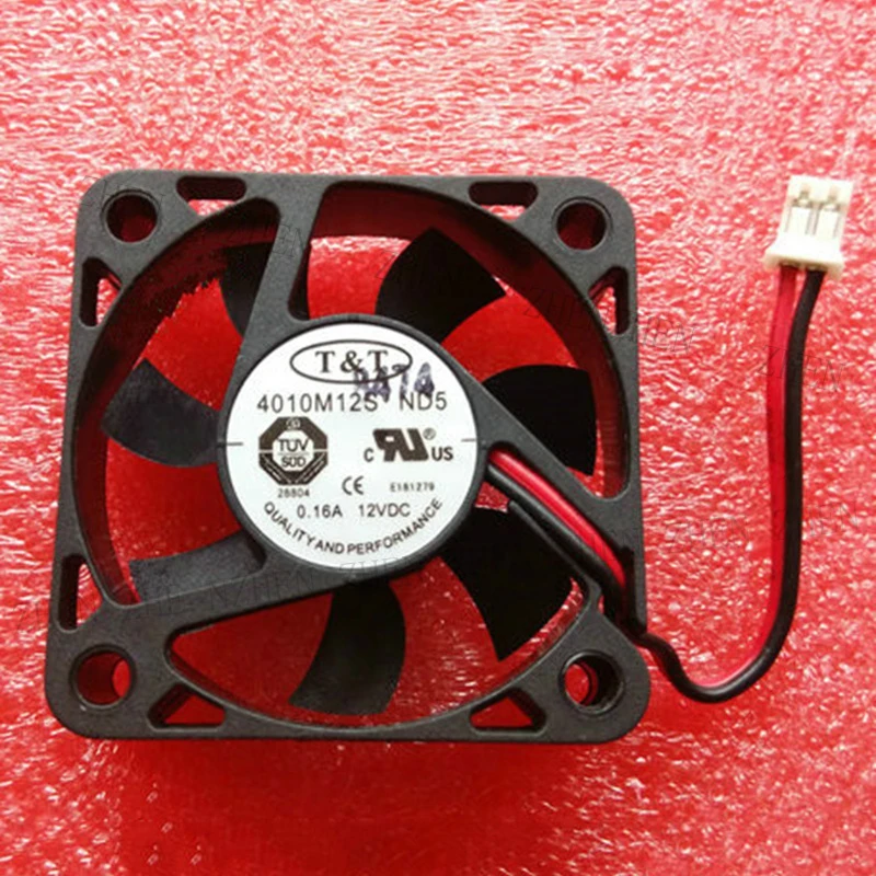 S New for T&T 4010M12S ND5 DC 12V 0.16A 2 Pin cooling fan#QW
S New for T&T 4010M12S ND5 DC 12V 0.16A 2 Pin cooling fan#QW