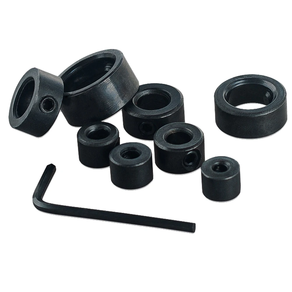 Набор ограничительных воротников глубины сверла, ограничительное кольцо с шестигранным ключом, затягивающая пробка, набор ограничительных воротников для сверла, деревообрабатывающие инструменты
Набор ограничительных воротников глубины сверла, ограничительное кольцо с шестигранным ключом, затягивающая пробка, набор ограничительных воротников для сверла, деревообрабатывающие инструменты