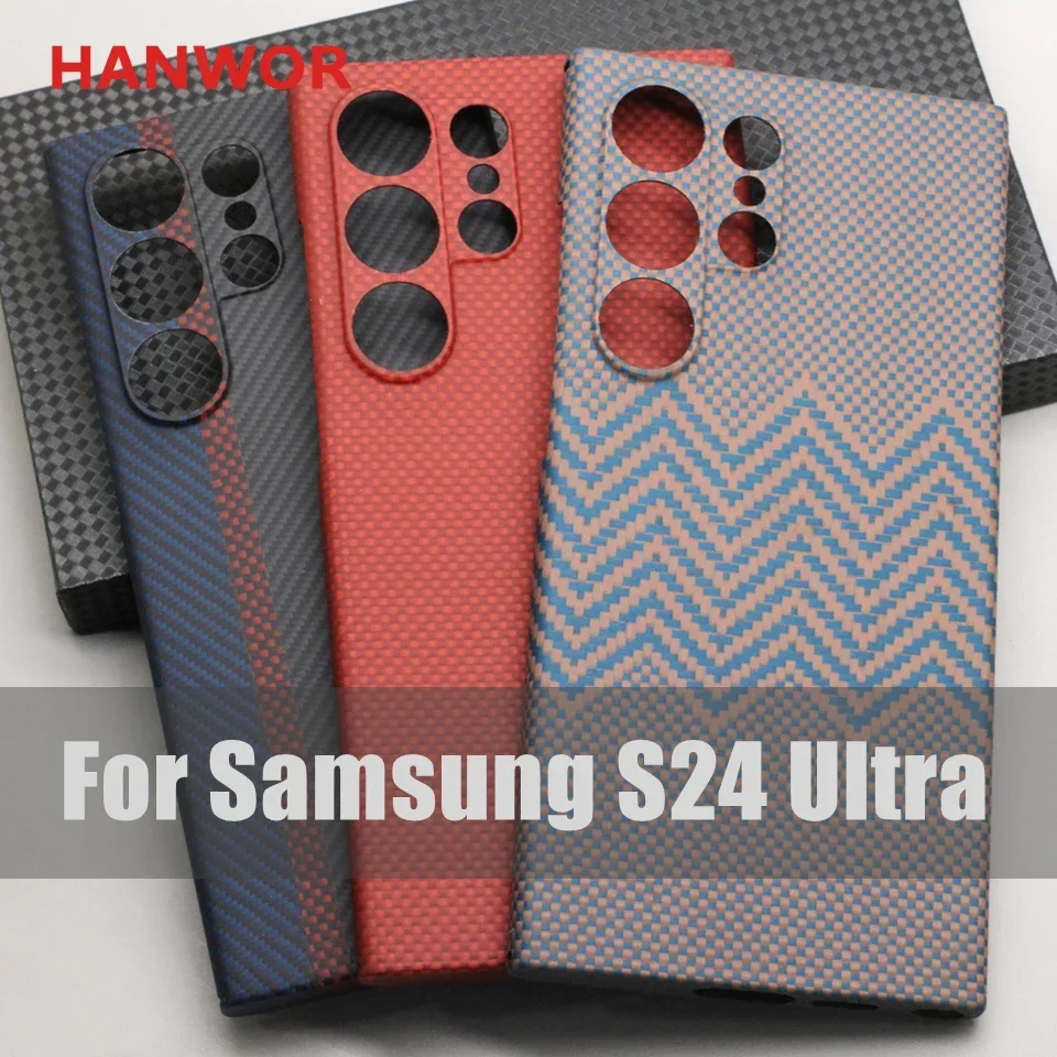 Роскошный чехол для телефона HANWOR из углеродного волокна для Samsung Galaxy S24 Ultra 600D, ультратонкие чехлы из арамидного волокна, чехол S24 Ultra Magsafe
Роскошный чехол для телефона HANWOR из углеродного волокна для Samsung Galaxy S24 Ultra 600D, ультратонкие чехлы из арамидного волокна, чехол S24 Ultra Magsafe