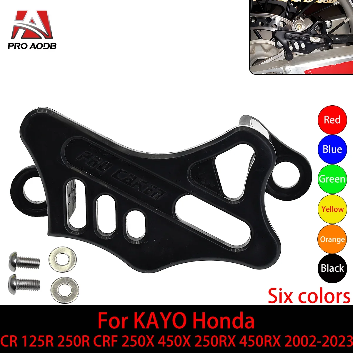 Rear Brake Disc Rotor Cover Guard Protection For KAYO Honda CR 125R 250R 2002-2020 CRF 250X 450X 250RX 250R 450R 2002-2023 Model
Rear Brake Disc Rotor Cover Guard Protection For KAYO Honda CR 125R 250R 2002-2020 CRF 250X 450X 250RX 250R 450R 2002-2023 Model