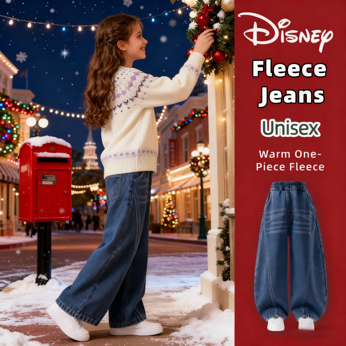 Детские джинсы с плюшевой подкладкой Disney, осенне-зимние модные ветрозащитные джинсовые брюки, детские утепленные стильные джинсовые брюки
Детские джинсы с плюшевой подкладкой Disney, осенне-зимние модные ветрозащитные джинсовые брюки, детские утепленные стильные джинсовые брюки