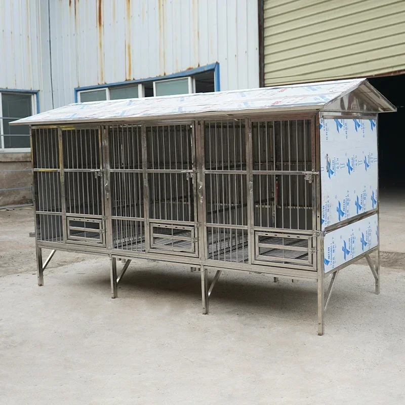 304 stainless steel large outdoor dog cage windproof and rainproof solid ferocious outdoor large
304 stainless steel large outdoor dog cage windproof and rainproof solid ferocious outdoor large