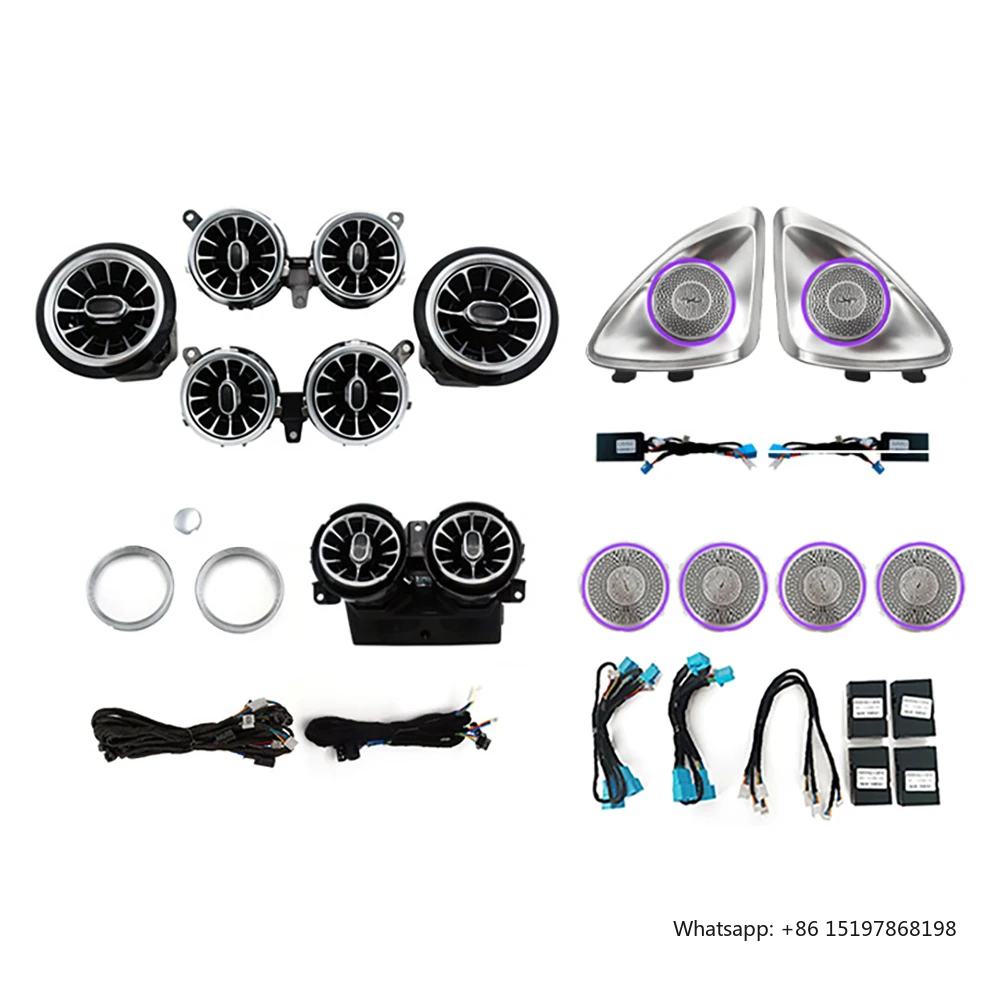64 Colors W213 Ambient Light Kit for Mercedes-Benz E-Class 2016-2022 Car Interior Atmosphere Light LED Air Vents Rotating Treble
64 Colors W213 Ambient Light Kit for Mercedes-Benz E-Class 2016-2022 Car Interior Atmosphere Light LED Air Vents Rotating Treble