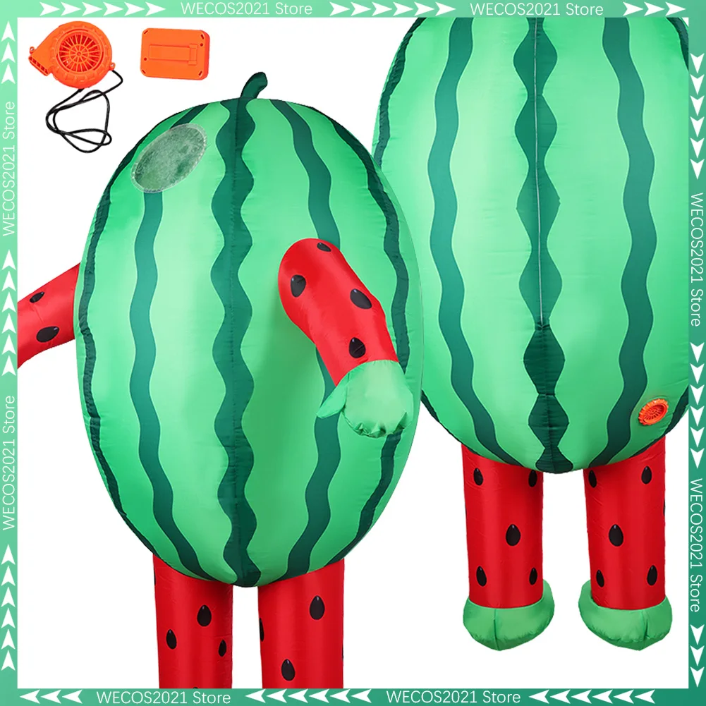 Disguise Funny Cute Fruit Watermelon Cosplay Inflatable Costume Air Blow Up Mascot Halloween Role Play Fancy Dress Up Cloth
Disguise Funny Cute Fruit Watermelon Cosplay Inflatable Costume Air Blow Up Mascot Halloween Role Play Fancy Dress Up Cloth