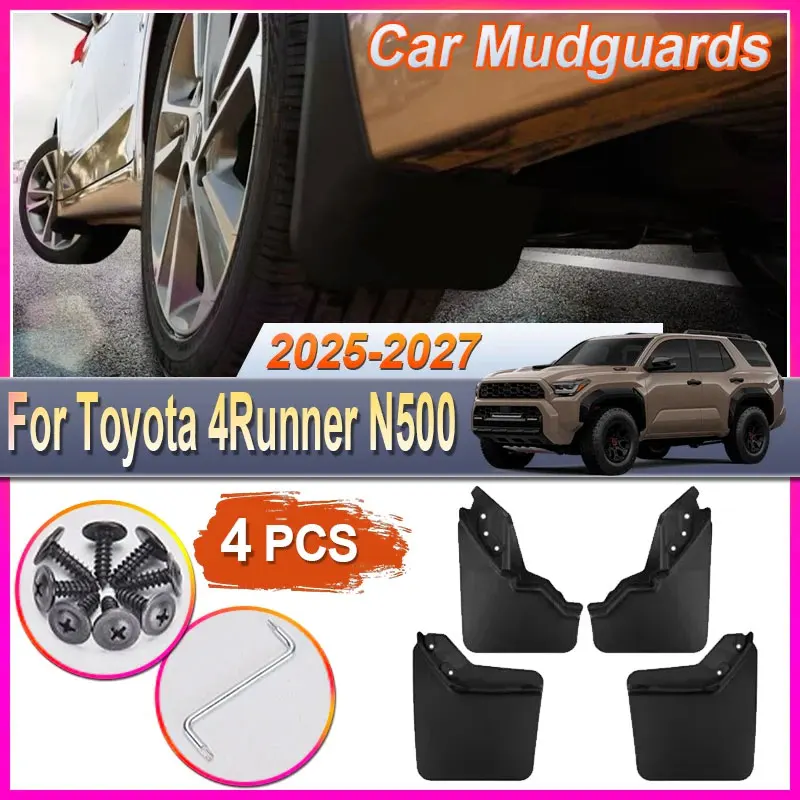 For Toyota 4Runner 2025 2026 2027 N500 MK6 Car Mudguards Mudflap Mudguard Splash Guards Mud Flaps Fender Anti-Splash Accessories
For Toyota 4Runner 2025 2026 2027 N500 MK6 Car Mudguards Mudflap Mudguard Splash Guards Mud Flaps Fender Anti-Splash Accessories