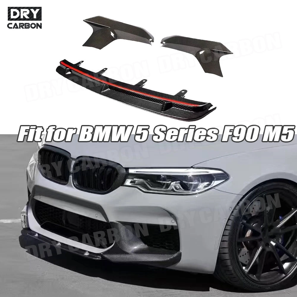 Dry Carbon Fiber Front Bumper Lip Splitters Spoiler For BMW 5 Series F90 M5 2018 2019 Head Bumper Chin Protector Car Styling
Dry Carbon Fiber Front Bumper Lip Splitters Spoiler For BMW 5 Series F90 M5 2018 2019 Head Bumper Chin Protector Car Styling