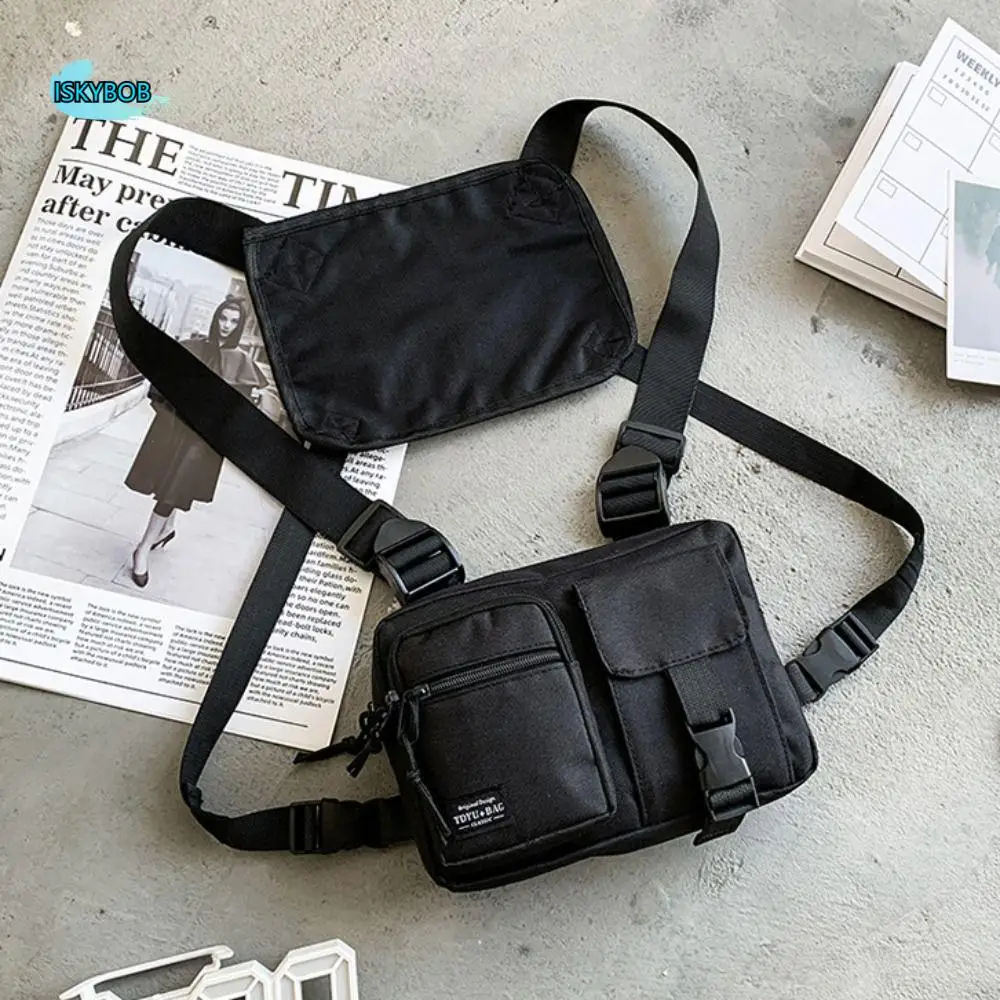 Zipper Double Shoulder Chest Bag Large Capacity Adjustable Strap Men' S Vest Bag Multi Functional Oxford Cloth
Zipper Double Shoulder Chest Bag Large Capacity Adjustable Strap Men' S Vest Bag Multi Functional Oxford Cloth