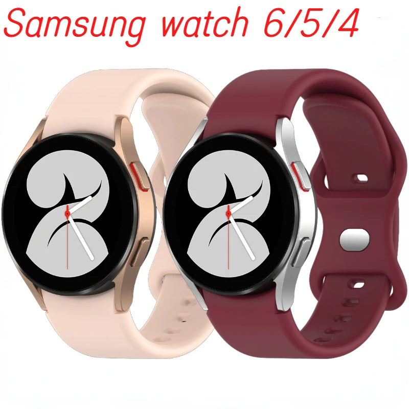 Silicone Strap For Samsung Galaxy Watch 7/6/5/4 40mm 44mm 5 Pro 45mm Sport Bracelet band Galaxy Watch 6/4 Classic 46mm 47mm Belt
Silicone Strap For Samsung Galaxy Watch 7/6/5/4 40mm 44mm 5 Pro 45mm Sport Bracelet band Galaxy Watch 6/4 Classic 46mm 47mm Belt