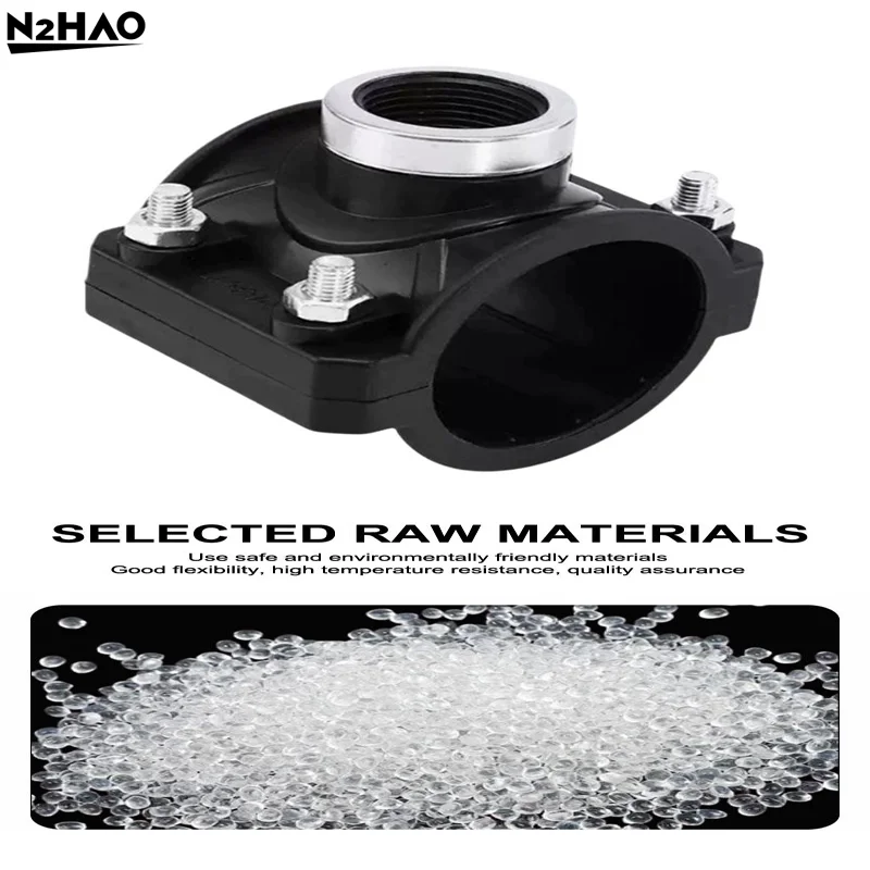 1Pc 32/25/20MM Pipe Clamp 1/2'' Female Thread Connector PE Pipe Water Splitter Repair Reducing Coupling Fitting For Irrigation
1Pc 32/25/20MM Pipe Clamp 1/2'' Female Thread Connector PE Pipe Water Splitter Repair Reducing Coupling Fitting For Irrigation