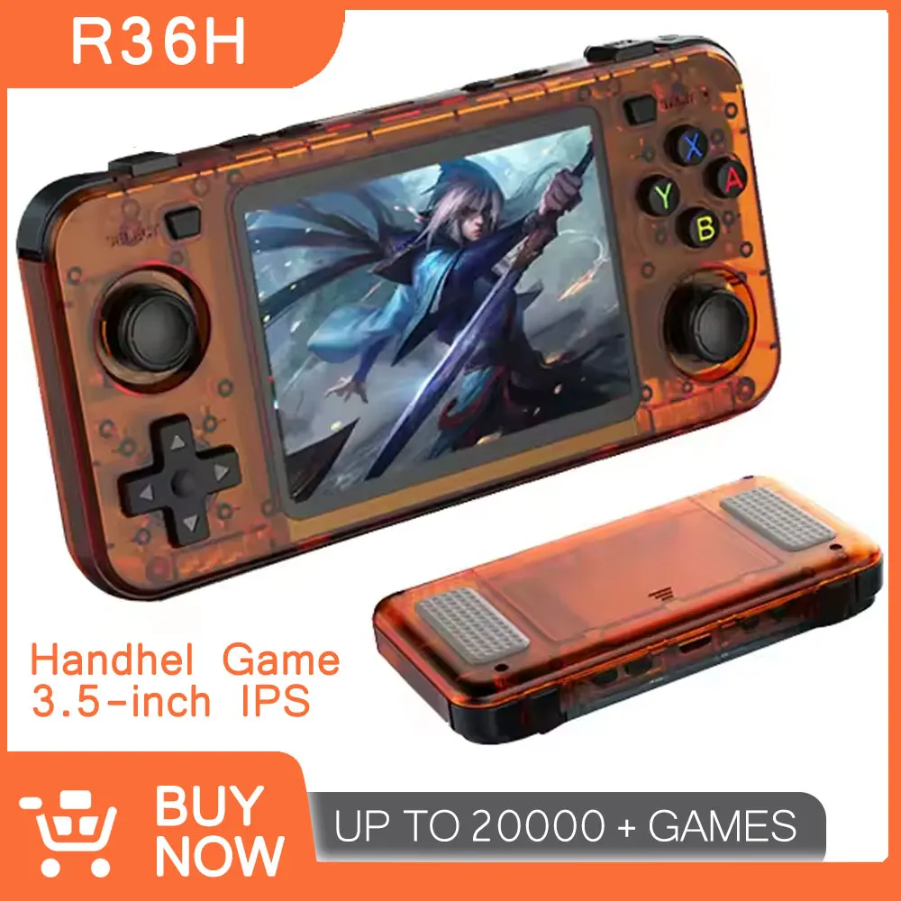 New Portable R36H Console Pro Max Horizontal Retro Arcade Open-Source Linux Dual-System Handheld Game Player 64G/128G Boy's Gift
New Portable R36H Console Pro Max Horizontal Retro Arcade Open-Source Linux Dual-System Handheld Game Player 64G/128G Boy's Gift