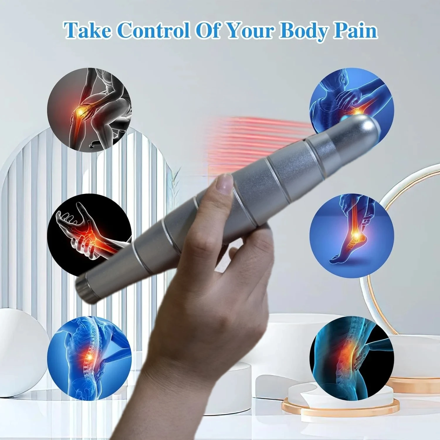 Cold Laser Device - Powerful 1064nm Wavelength for Chronic Back Pain, Cervical Vertebrae Issues, Arthritis & Musculoskeletal
Cold Laser Device - Powerful 1064nm Wavelength for Chronic Back Pain, Cervical Vertebrae Issues, Arthritis & Musculoskeletal