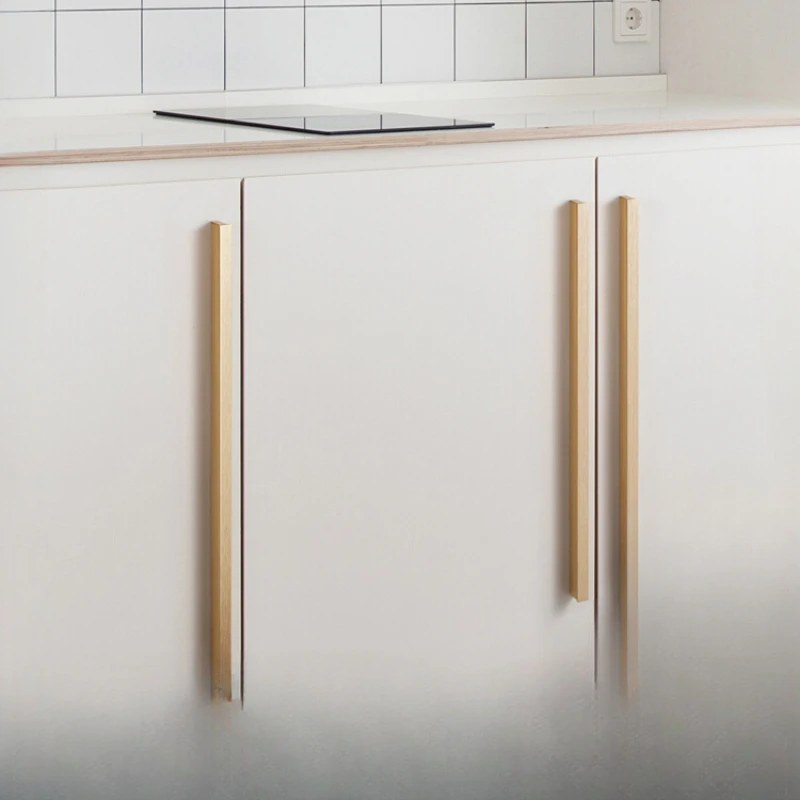 Cabinet cabinet drawer handle, modern minimalist elongated aluminum alloy gold wardrobe door handle
Cabinet cabinet drawer handle, modern minimalist elongated aluminum alloy gold wardrobe door handle