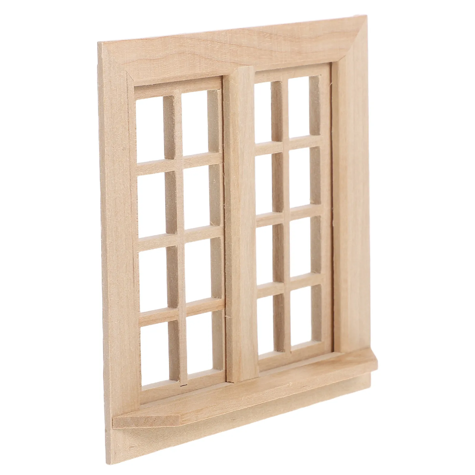 Mini Blank Mini House Adornment Wooden Window Uncolored Frame for Dollhouse Furniture Accessories Wooden Window
Mini Blank Mini House Adornment Wooden Window Uncolored Frame for Dollhouse Furniture Accessories Wooden Window
