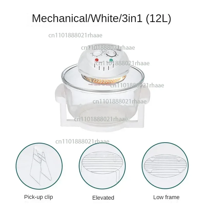 Glass Air Fryer 220v110v Household 17L Visual Light Wave Furnace 12L Large Capacity French Fries Baking Electric Fryer
Glass Air Fryer 220v110v Household 17L Visual Light Wave Furnace 12L Large Capacity French Fries Baking Electric Fryer