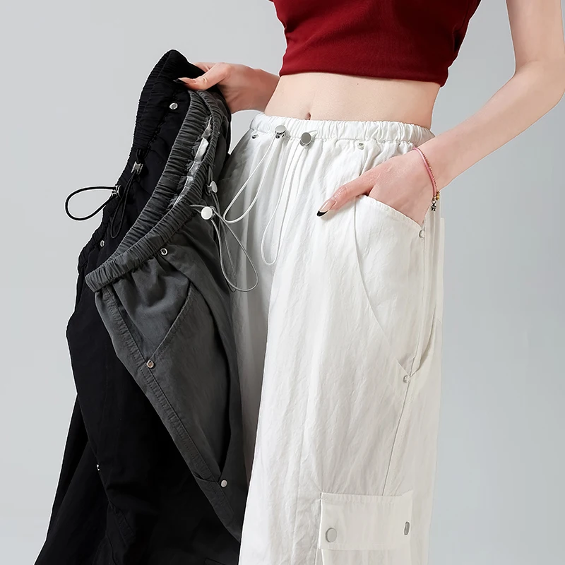Fashionable Quick Dry Work Pants Summer 2026 New Arrival High Waist Wide Leg Casual Sports Trousers Two-Way Wear American Style
Fashionable Quick Dry Work Pants Summer 2026 New Arrival High Waist Wide Leg Casual Sports Trousers Two-Way Wear American Style