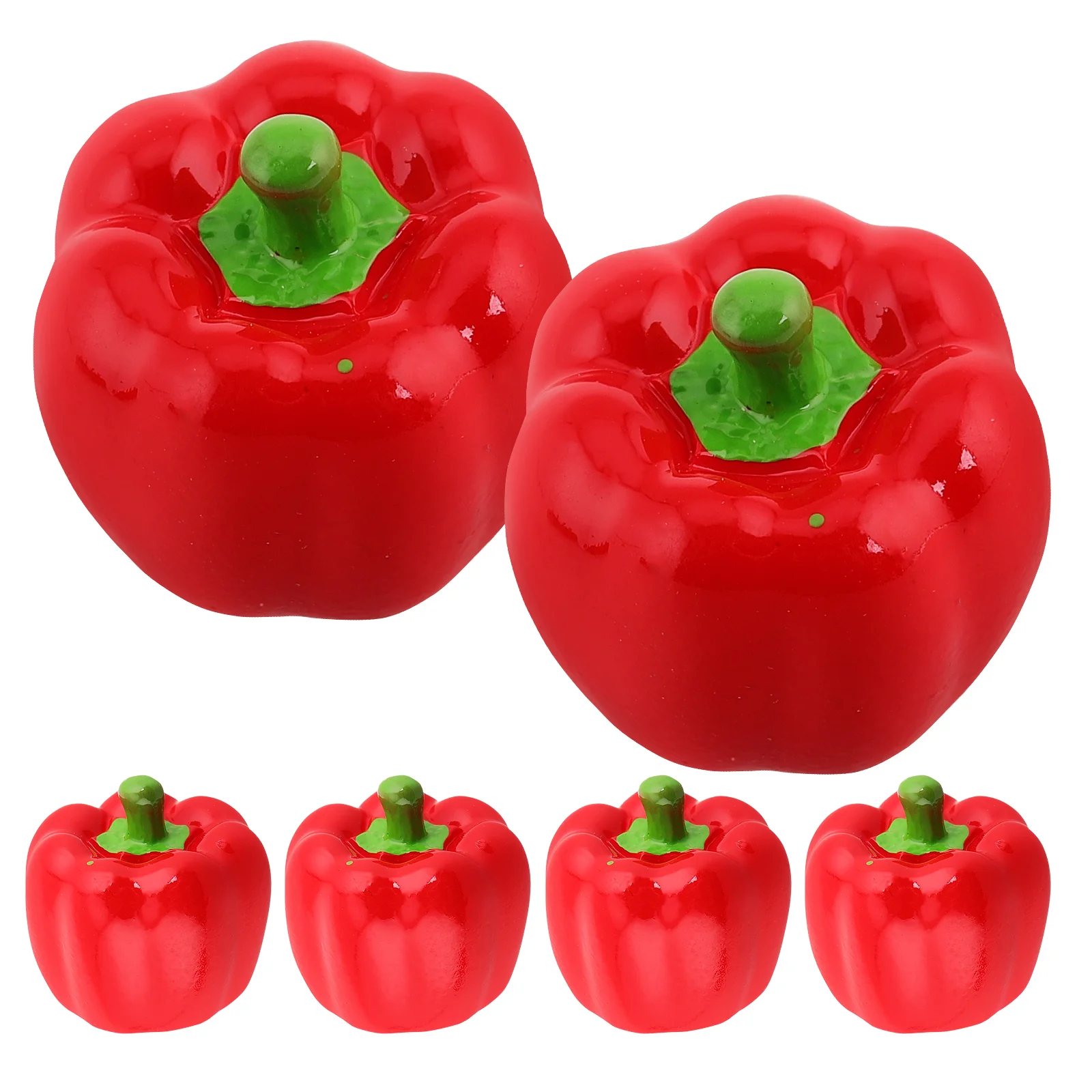 6 Pcs Simulated Chili Ornament Party Cake Decorations Charm Artificial Food for Display
6 Pcs Simulated Chili Ornament Party Cake Decorations Charm Artificial Food for Display