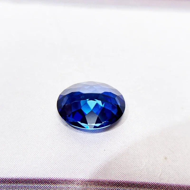 Sapphire Lab Grown Stone Oval Cut Royal Blue Color Artificial Gemstone for DIY Jewelry Making Materials Selectable Certificate
Sapphire Lab Grown Stone Oval Cut Royal Blue Color Artificial Gemstone for DIY Jewelry Making Materials Selectable Certificate