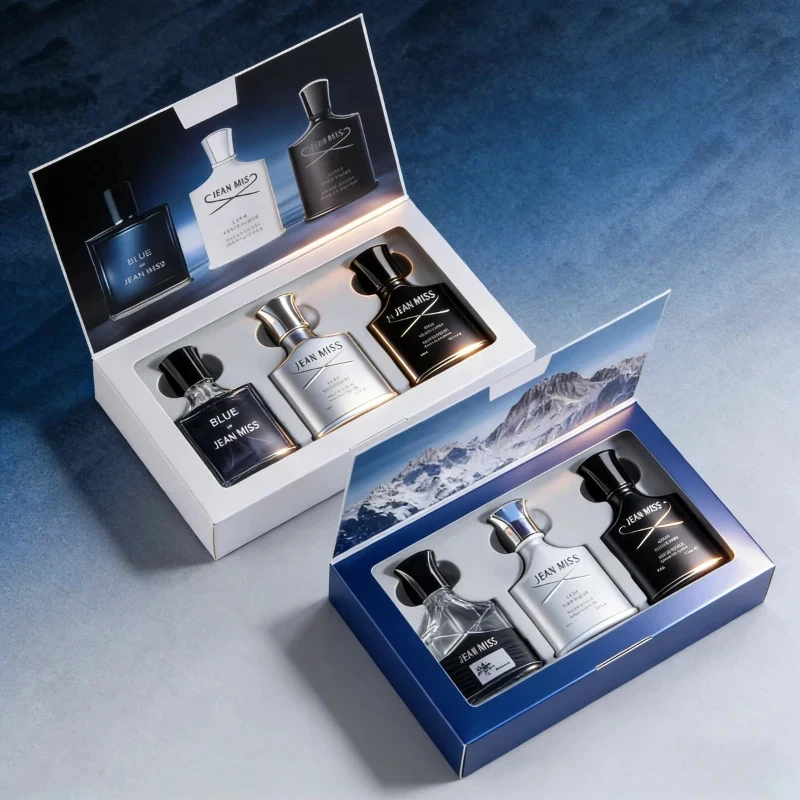 Men's 3-Piece Cologne Gift Set, 30ml Each - Fresh, Woody & Spicy Scents, Long-Lasting Eau de Toilette, Premium Gift Box for Him
Men's 3-Piece Cologne Gift Set, 30ml Each - Fresh, Woody & Spicy Scents, Long-Lasting Eau de Toilette, Premium Gift Box for Him