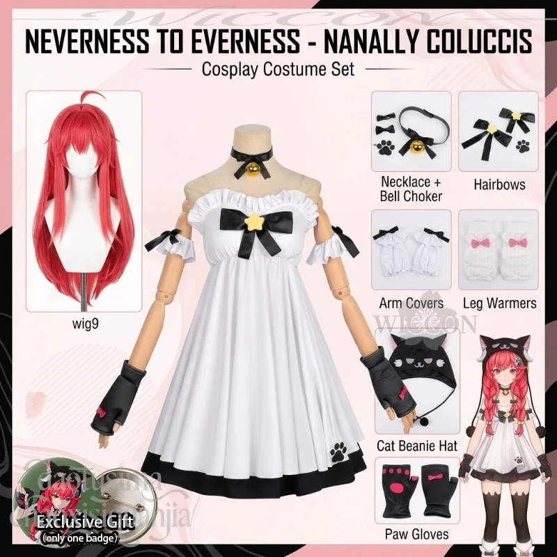 Nanally Coluccis Kawaii Furry Neko Cat Hat Paw Sweet Nightgown Pajamas Halloween Party Cosplay Anime Game Neverness To Everness
Nanally Coluccis Kawaii Furry Neko Cat Hat Paw Sweet Nightgown Pajamas Halloween Party Cosplay Anime Game Neverness To Everness