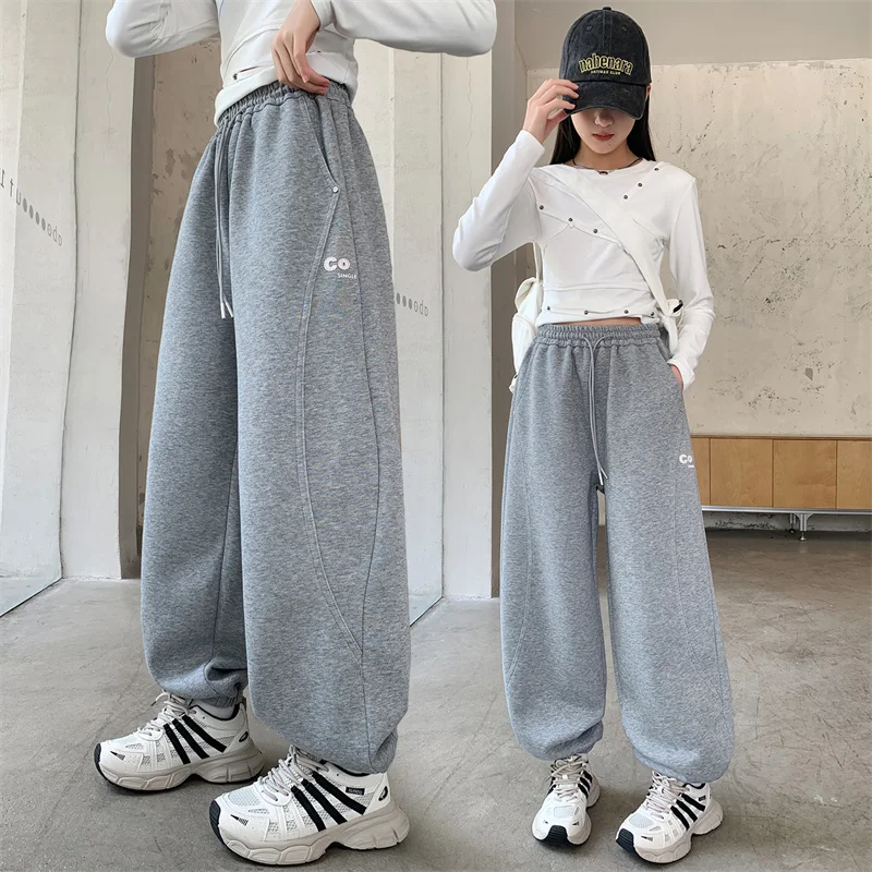 Girl Long Pants Tween Child Streetwear Trendy Japan Style Sweatpants Autumn New Item Kid Casual Fashion Daily Bottom Ages 4-14Y
Girl Long Pants Tween Child Streetwear Trendy Japan Style Sweatpants Autumn New Item Kid Casual Fashion Daily Bottom Ages 4-14Y