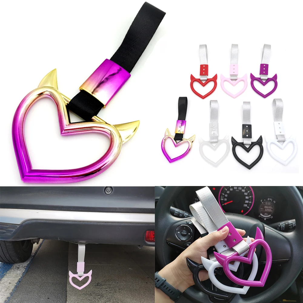 Colorful Car Tow Strap Tsurikawa Ring Heart JDM Train Bus Handle Hand Strap Styling Drift Charm Strap Auto Accessories
Colorful Car Tow Strap Tsurikawa Ring Heart JDM Train Bus Handle Hand Strap Styling Drift Charm Strap Auto Accessories