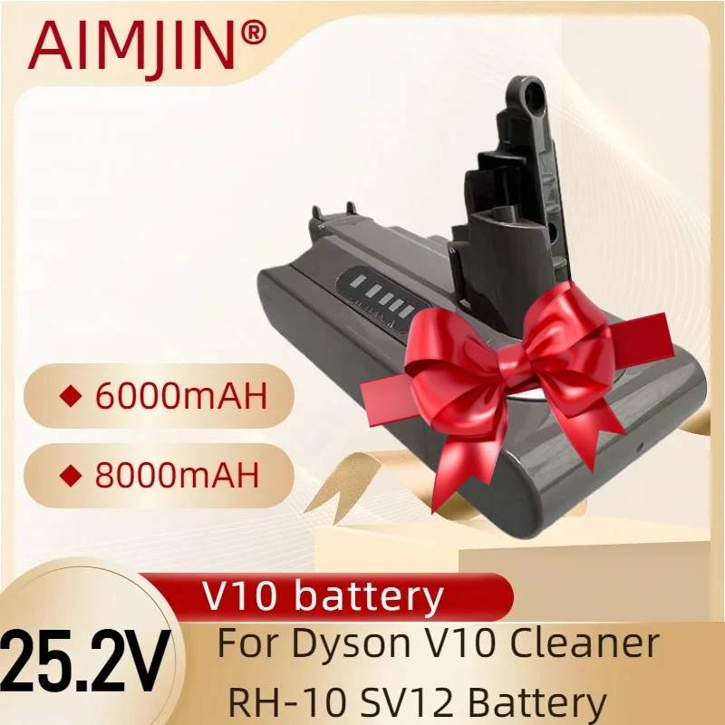 2026 for Dyson V10 new model suitable whirlwind vacuum cleaner 25.2V 8000mAh handheld vacuum cleaner V10 large capacity battery
2026 for Dyson V10 new model suitable whirlwind vacuum cleaner 25.2V 8000mAh handheld vacuum cleaner V10 large capacity battery