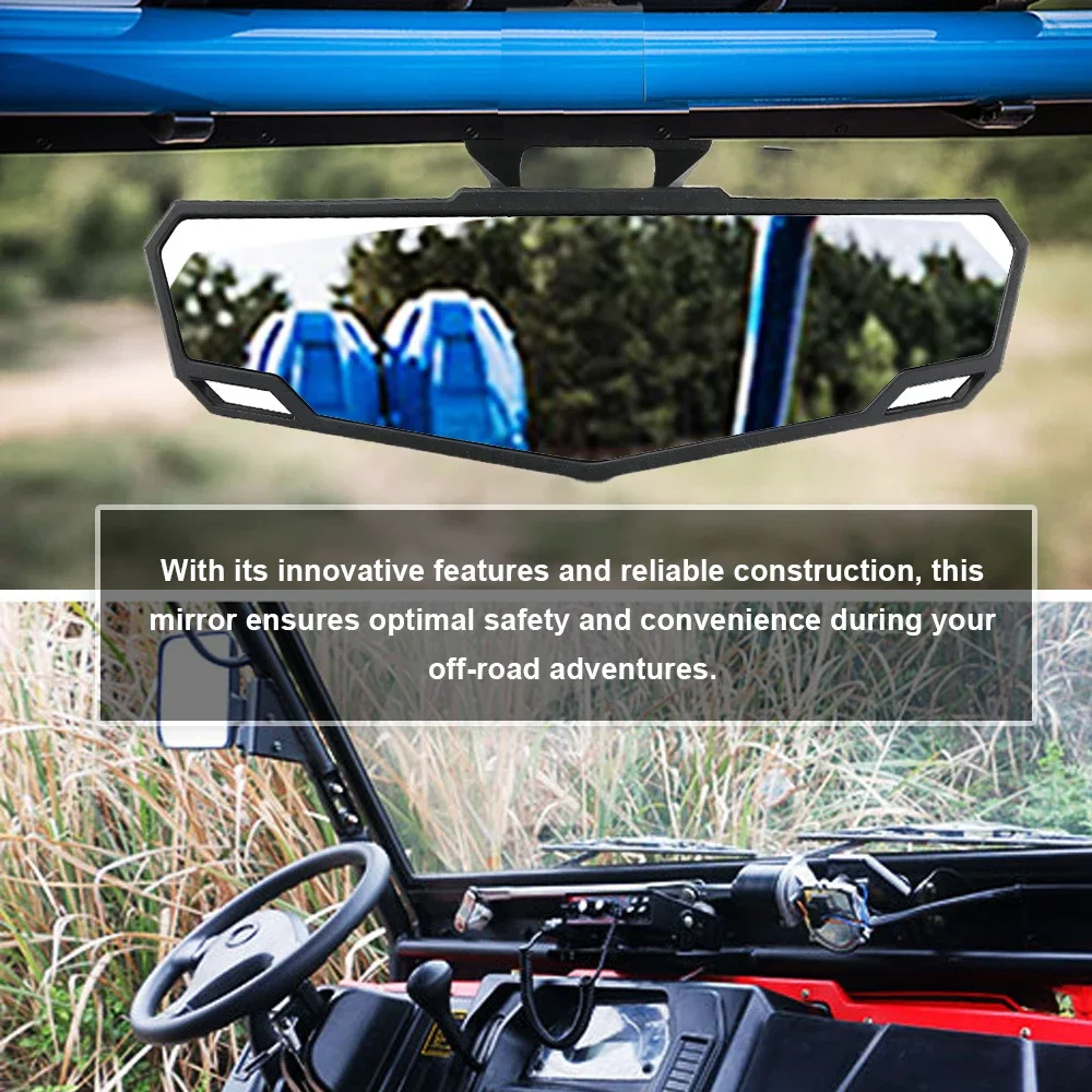 UTV Convex Rear View Center Mirror RZR High-Clear Rearview Mirror Compatible with RZR PRO XP/4 2020-2023 (#2883763)
UTV Convex Rear View Center Mirror RZR High-Clear Rearview Mirror Compatible with RZR PRO XP/4 2020-2023 (#2883763)