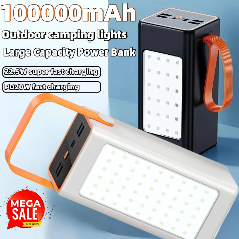 Портативный внешний аккумулятор большой емкости 100000 мАч, 22,5 Вт, USB C, PD20 Вт, быстрая зарядка, внешний вспомогательный аккумулятор для iPhone, Samsung, Xiaomi
Портативный внешний аккумулятор большой емкости 100000 мАч, 22,5 Вт, USB C, PD20 Вт, быстрая зарядка, внешний вспомогательный аккумулятор для iPhone, Samsung, Xiaomi