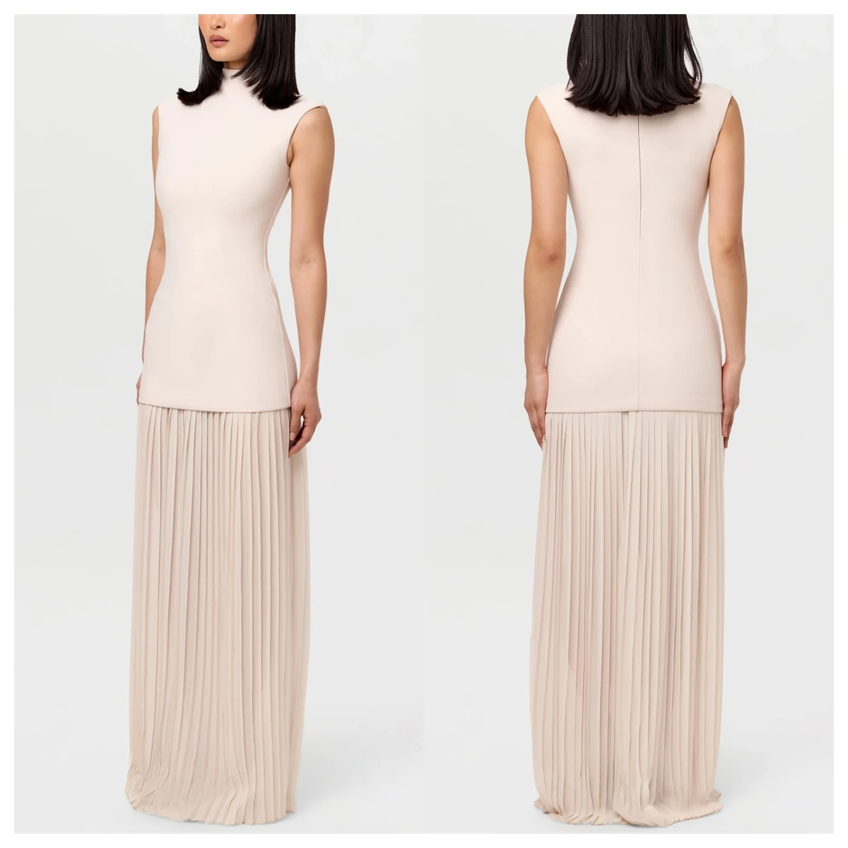Customized Temperament Pink Chiffon Evening Dress High Collar Sleeveless Celebrity Gowns Fashion Vestido De Festa Zi
Customized Temperament Pink Chiffon Evening Dress High Collar Sleeveless Celebrity Gowns Fashion Vestido De Festa Zi