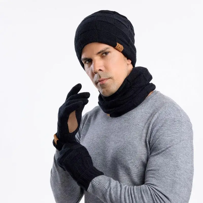 Winter Warm Thicken Hat Scarf And Gloves Set Mens Thermal Fleece Lined Slouchy Beanie Neck Scarves Gloves 3 In 1 Warm Set
Winter Warm Thicken Hat Scarf And Gloves Set Mens Thermal Fleece Lined Slouchy Beanie Neck Scarves Gloves 3 In 1 Warm Set