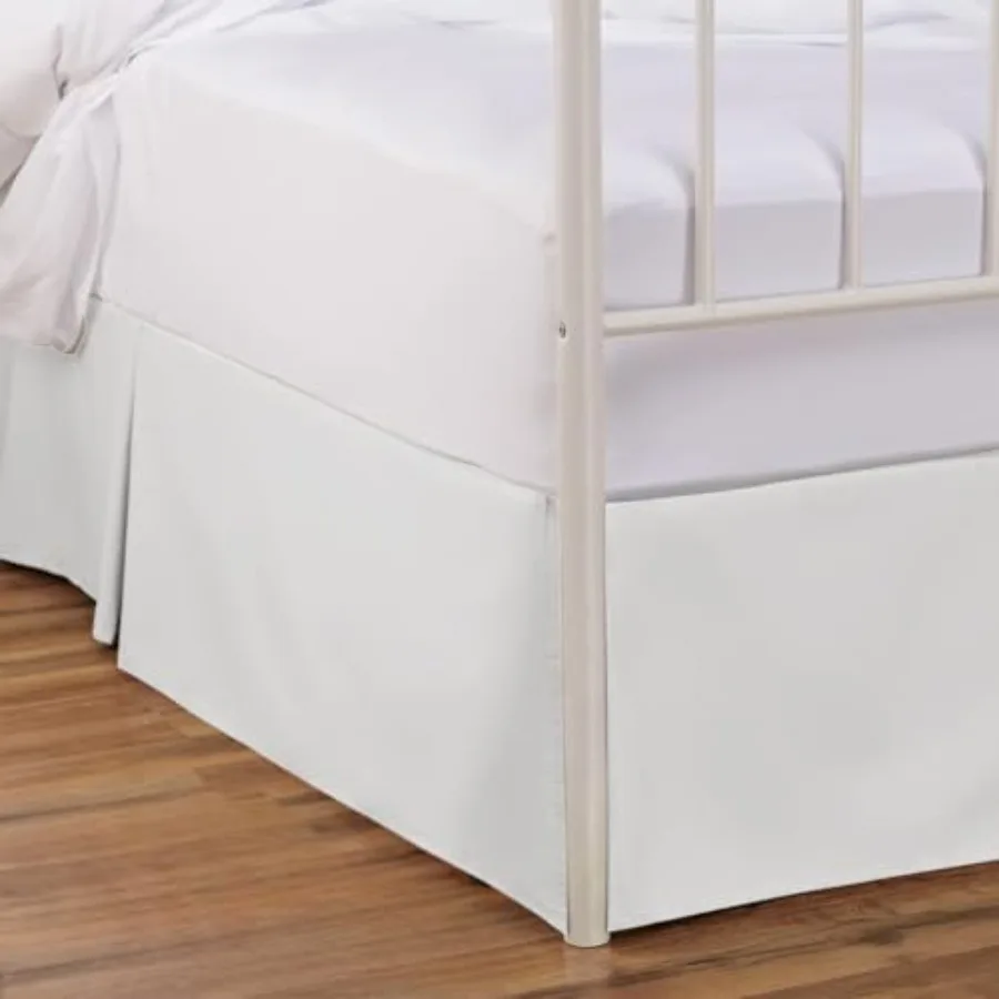 Tailored Bed Skirt - King Size Bed Skirt with 14-Inch Drop - Premium Cotton Blend Pleated Dust Ruffle with Split Corners
Tailored Bed Skirt - King Size Bed Skirt with 14-Inch Drop - Premium Cotton Blend Pleated Dust Ruffle with Split Corners