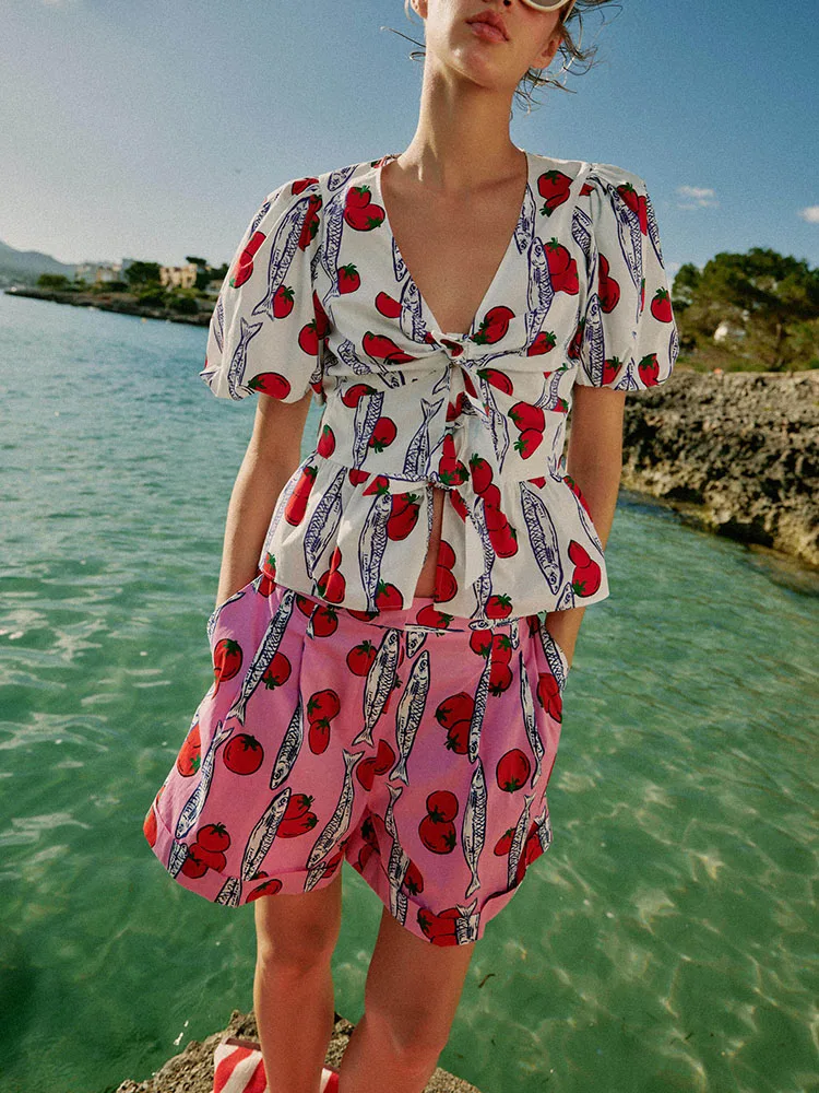 Summer 2026 New Arrival Women's Casual Shirt Top Slim Fit Bubble Sleeve Regular Length Overhead Closure Fashionable Ethnic Style
Summer 2026 New Arrival Women's Casual Shirt Top Slim Fit Bubble Sleeve Regular Length Overhead Closure Fashionable Ethnic Style