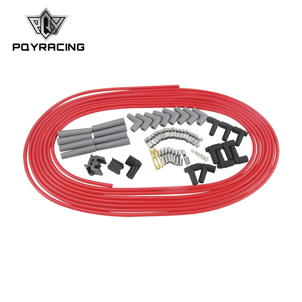PQY - 10m / set Spark Plug Wires Spiral Core 8.5mm Red For Chrysler Hemi Pro Stock For Ford Dodge Set PQY-SSC01
PQY - 10m / set Spark Plug Wires Spiral Core 8.5mm Red For Chrysler Hemi Pro Stock For Ford Dodge Set PQY-SSC01
